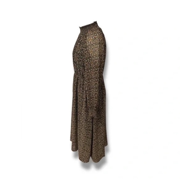 MADEWELL (Re)sourced Georgette Smocked-Neck Midi Dress in Folktale Paisley - Picture 7 of 8
